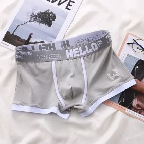 Underwear Men's Summer Youth Casual (Option: Light Gray-M)